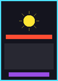 Mutation card mockup with cyan border and rarity bar